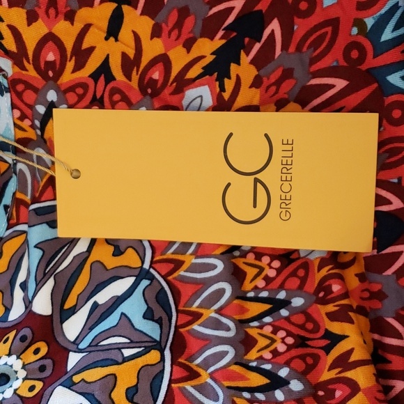 GRECERELLE Loose Fit Short Sleeve Maxi Dress Size XS - Picture 4 of 9